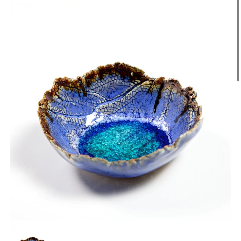 NWT BLUE HOLE STUDIO CERAMIC SEA FAN BOWL (SMALL)